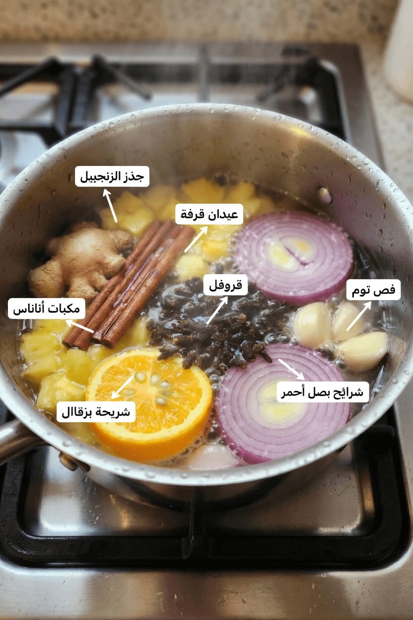 غلي سهل في 15 دقيقة: كيفية تحضير منقوع بسيط بالقرفة والقرنفل والثوم والزنجبيل والليمون والبصل لروتينك اليومي للعافية