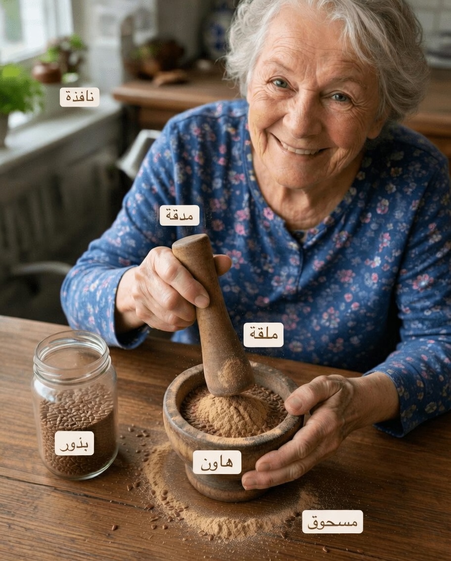 لماذا يحب كبار السن تناول ملعقة واحدة من بذور الكتان قبل النوم لدعم الدورة الدموية الصحية