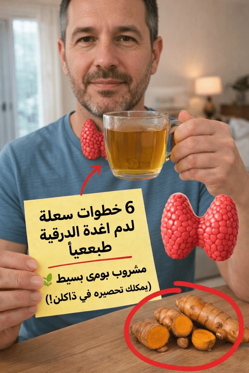 6 خطوات سهلة لدعم الغدة الدرقية طبيعيًا بمشروب يومي بسيط
