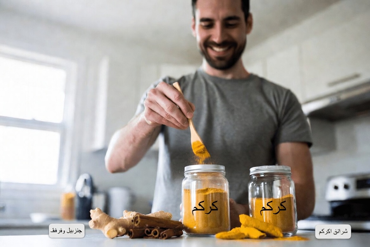 لماذا يخلط الرجال في كل مكان الزنجبيل والقرفة والكركم من أجل عافيتهم وحيويتهم اليومية