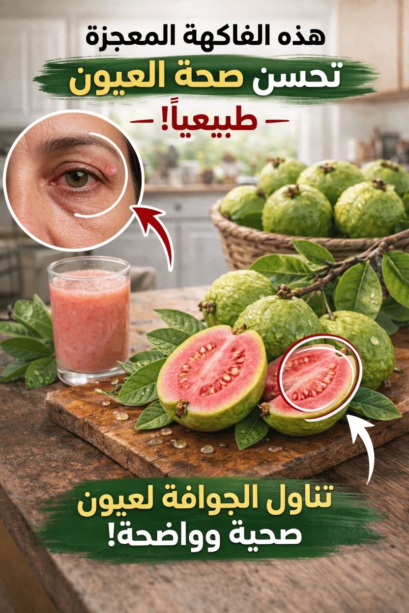 كيفية الاستمتاع بالجوافة يوميًا لدعم صحة عينيك طبيعيًا: نصائح ووصفات بسيطة