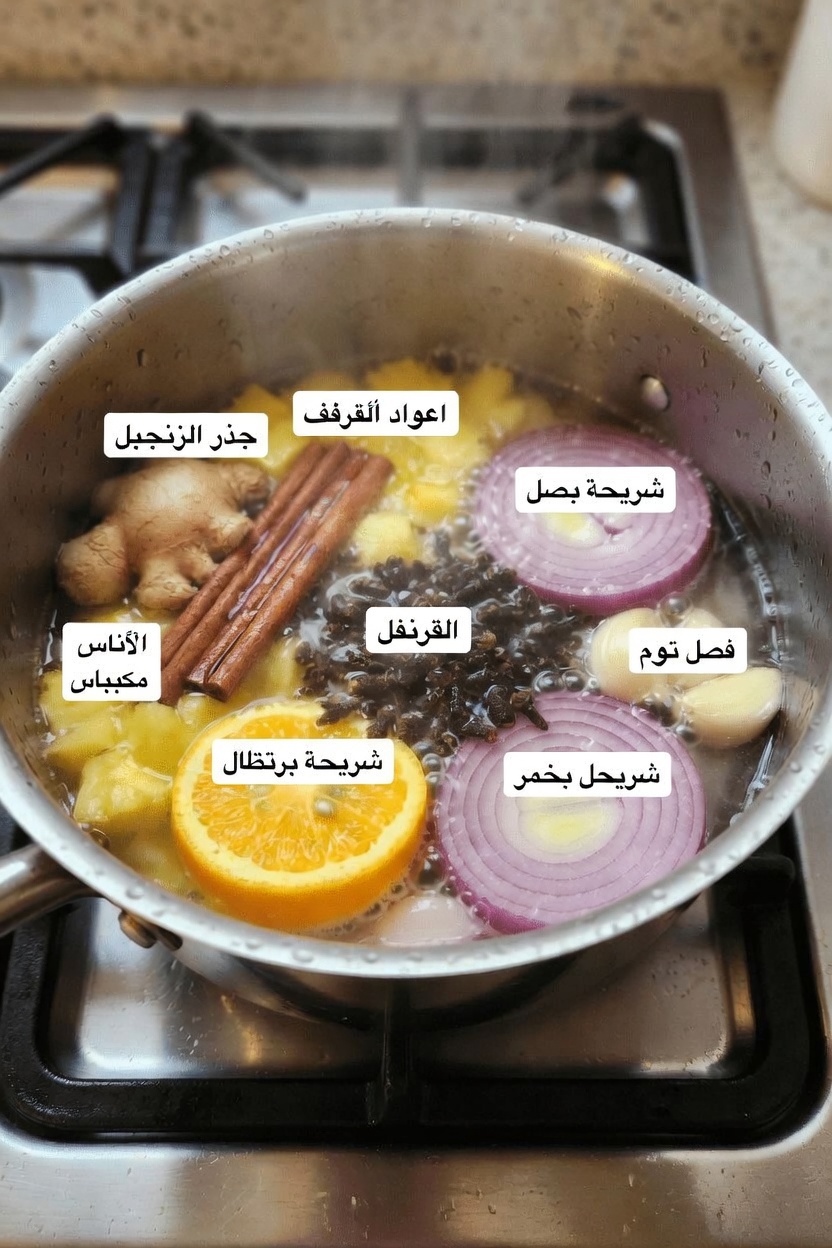 غلي سهل لمدة 15 دقيقة: كيفية تحضير منقوع بسيط بالقرفة والقرنفل والثوم والزنجبيل والليمون والبصل لروتينك اليومي للعافية