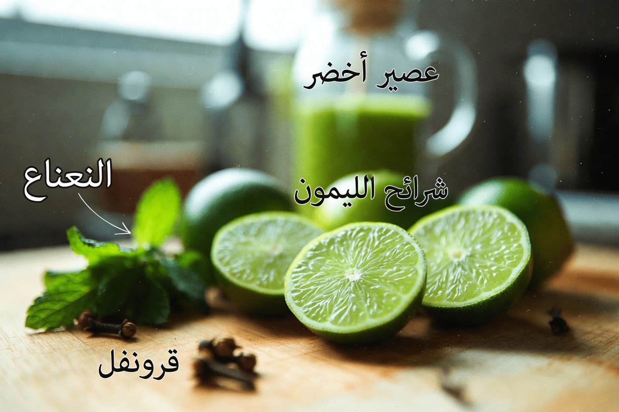 اكتشف كيف يمكن لمشروب الليمون المنعش بالقرنفل والنعناع أن يدعم عافيتك اليومية وعادات الدورة الدموية لديك