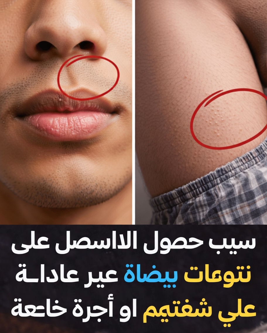 تلك النتوءات البيضاء المزعجة على شفتيك أو في الأسفل؟ إليك الحقيقة كاملة