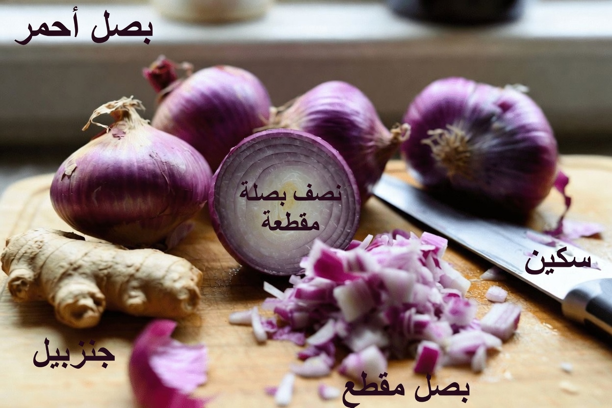 كيفية تحضير مزيج البصل الأحمر والزنجبيل لدعم صحة سكر الدم وصحة القلب