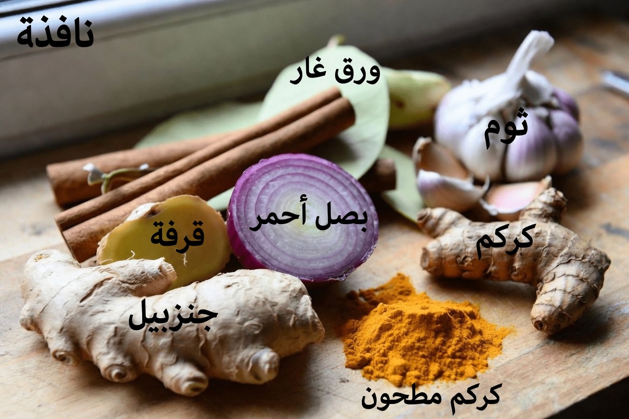 أفضل وصفة شاي للصباح وما بعد العشاء باستخدام الزنجبيل والكركم والبصل والثوم والقرفة وورق الجوافة