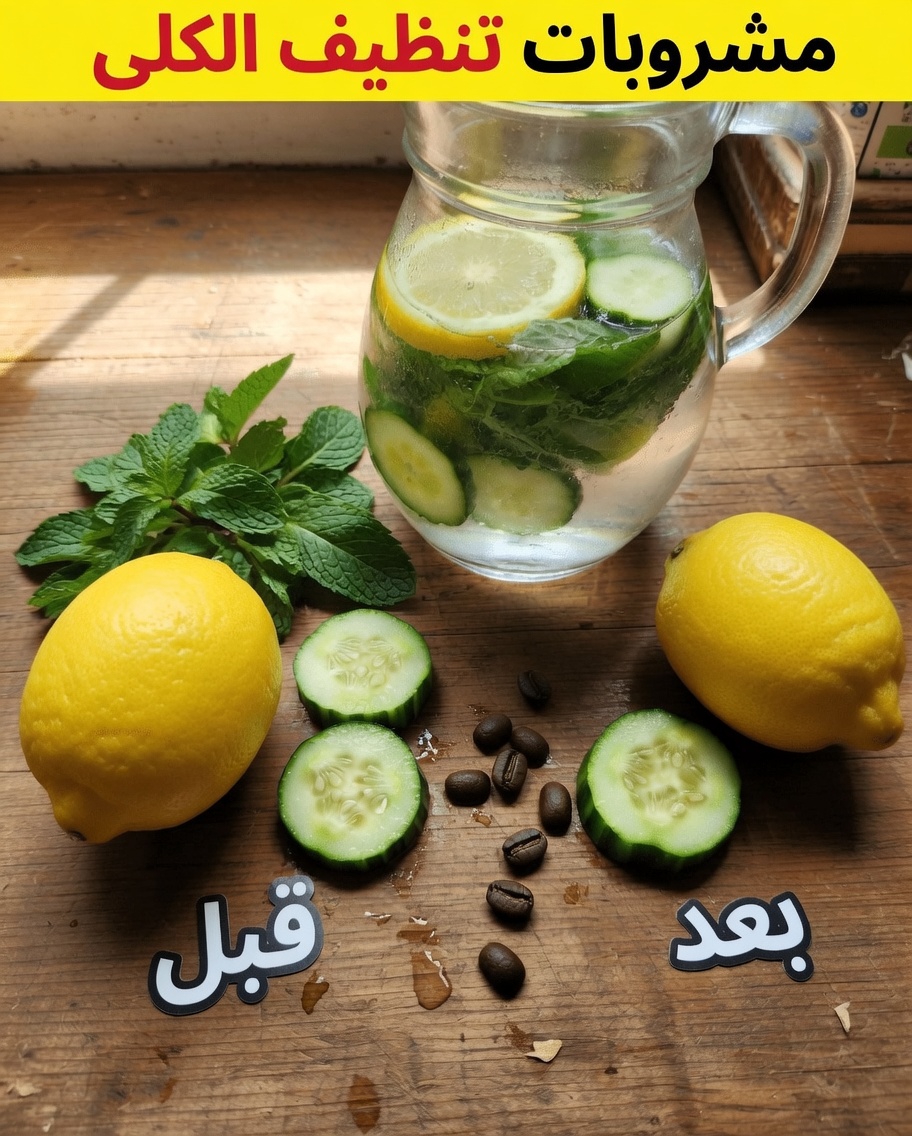 7 مشروبات يومية قد تساعد في دعم صحة الكلى والترطيب اليومي