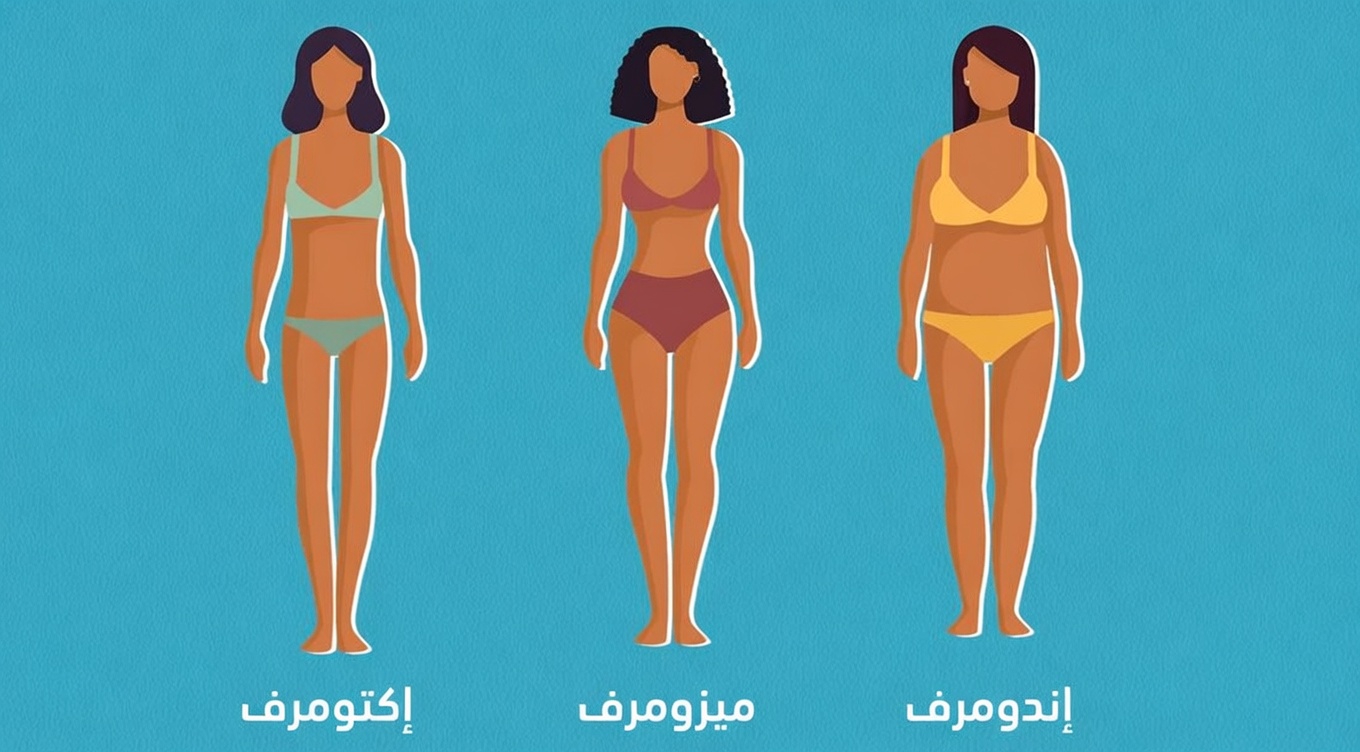 هل أنت من ذوي الجسم النحيف أم العضلي أم الممتلئ؟ اكتشف نوع جسمك وكيف تحقق أقصى استفادة منه