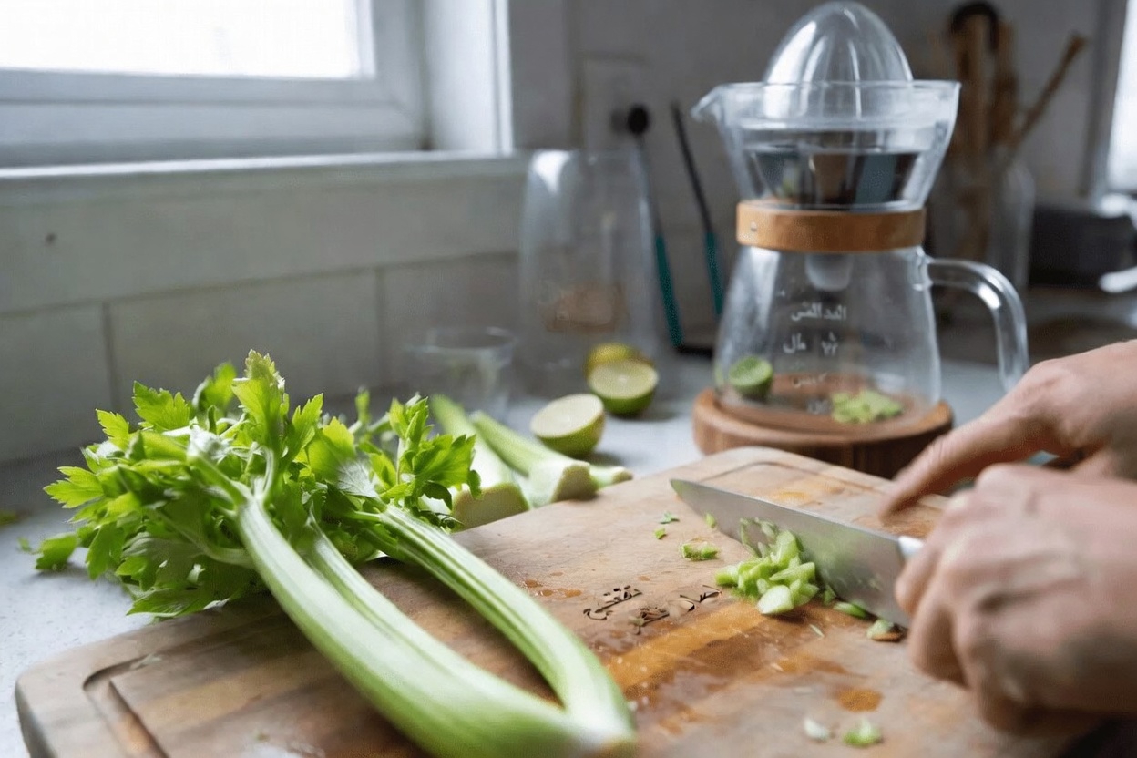 اكتشف كيفية تحضير عصير الكرفس الطازج بالطريقة الصحيحة ودمجه في عاداتك الصحية