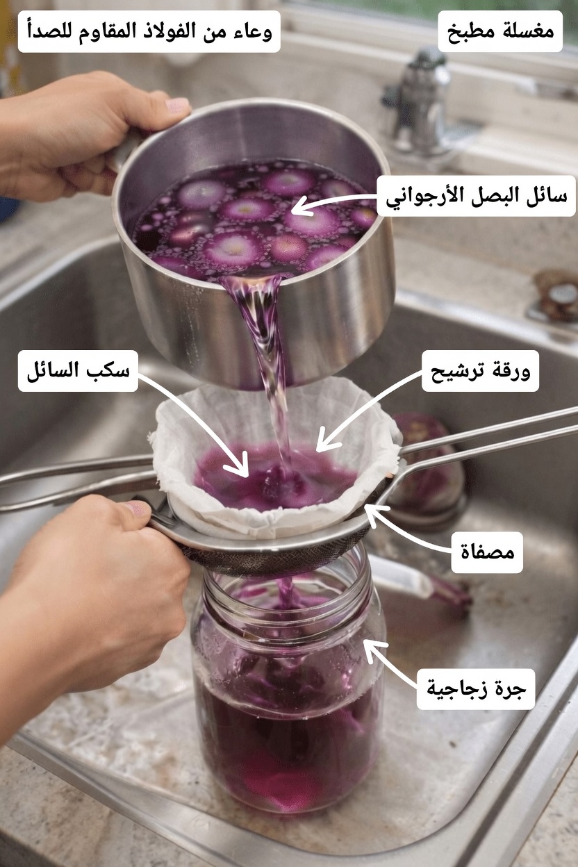 كيفية تحضير ماء البصل في المنزل ضمن روتينك الطبيعي للعناية بالشعر: دليل سهل خطوة بخطوة