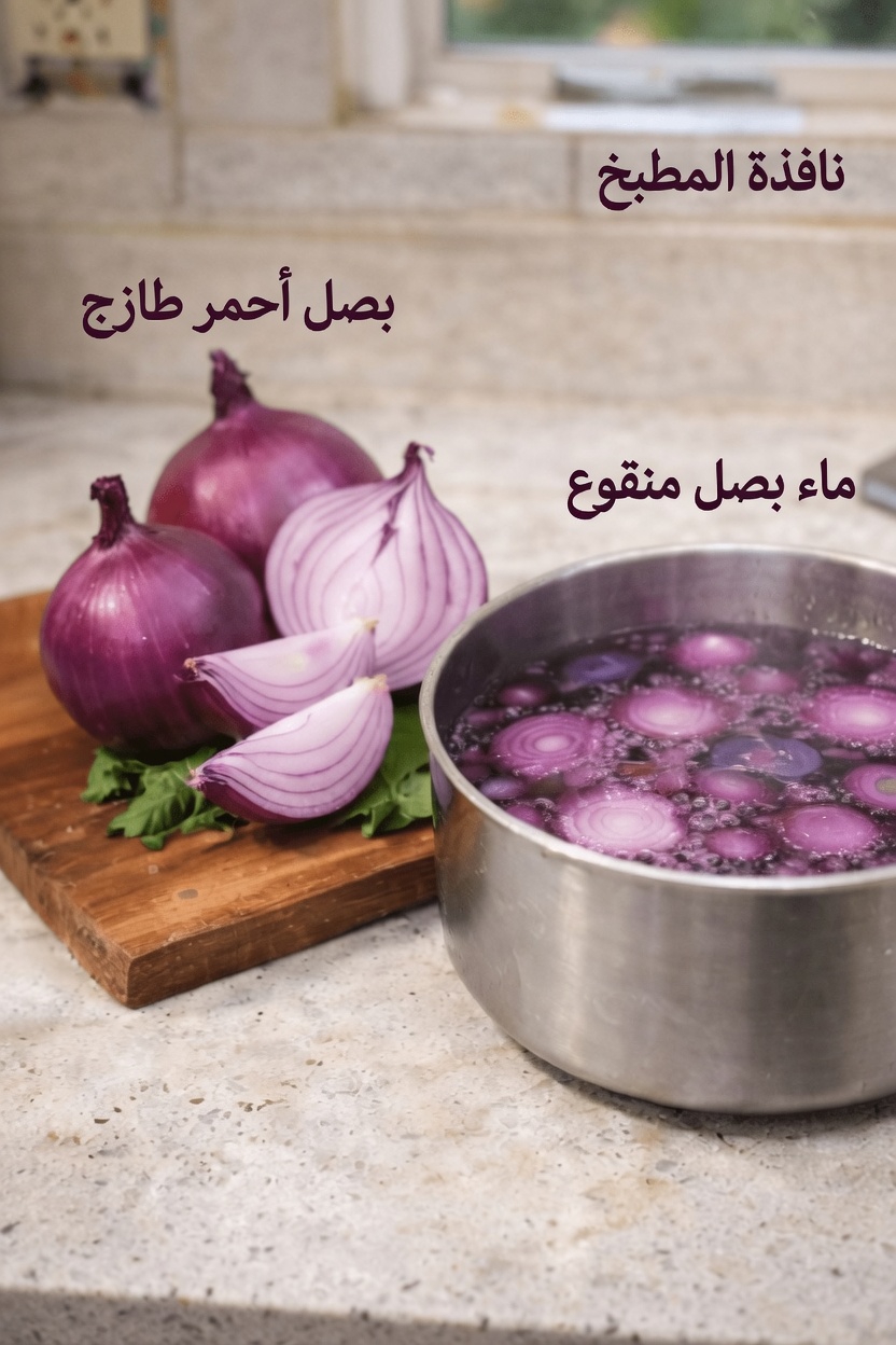 كيفية تحضير ماء البصل في المنزل ضمن روتينك الطبيعي للعناية بالشعر: دليل سهل خطوة بخطوة