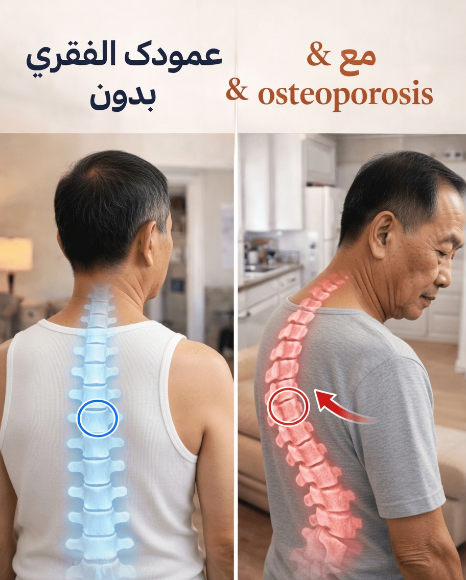 العمود الفقري السليم وهشاشة العظام: عادات يومية بسيطة لدعم عظام قوية ووضعية أفضل