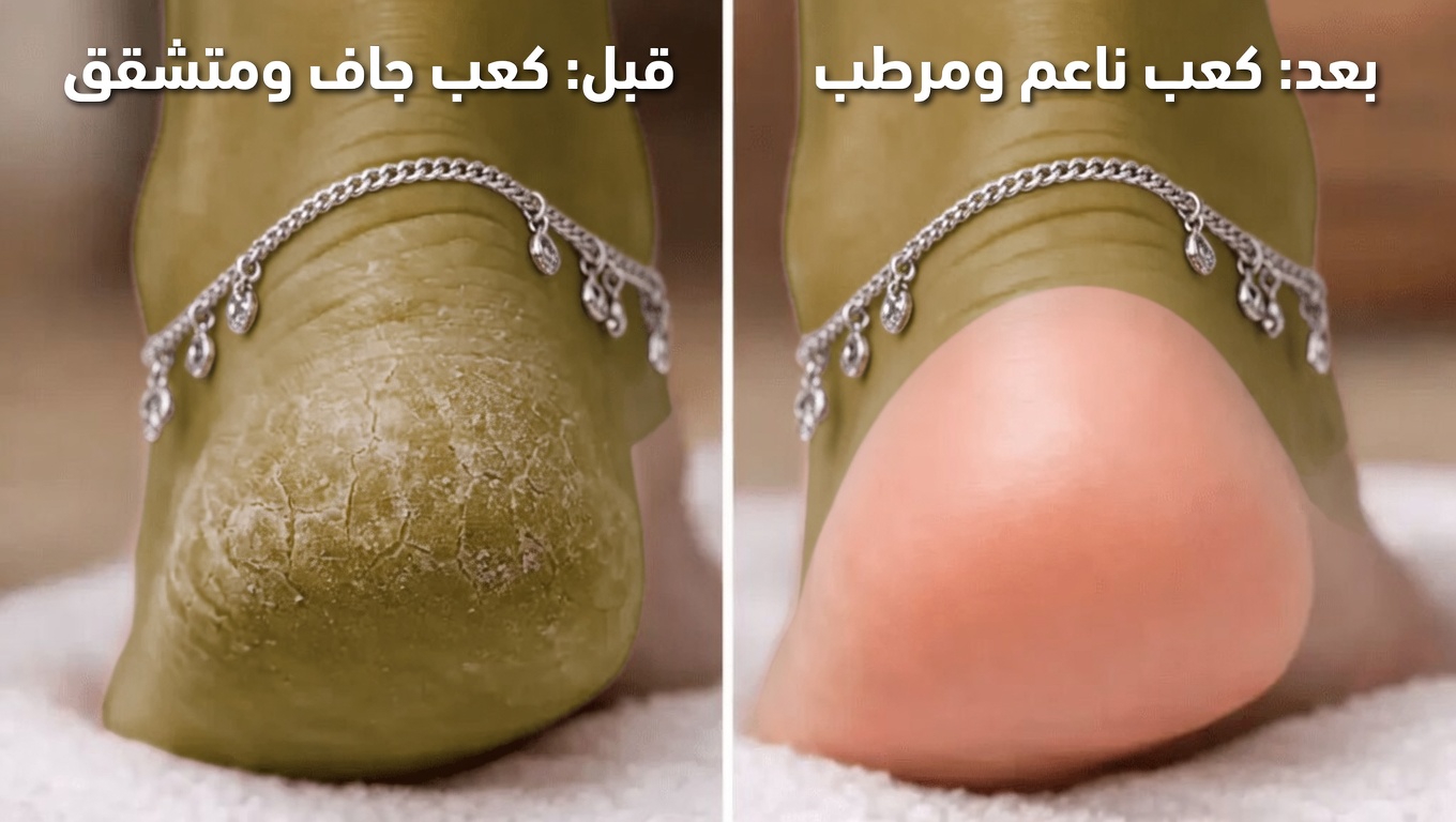 تعلّم نصائح بسيطة للعناية المنزلية بالكعبين الجافين والمتشققين باستخدام مكونات المطبخ اليومية مثل الطماطم