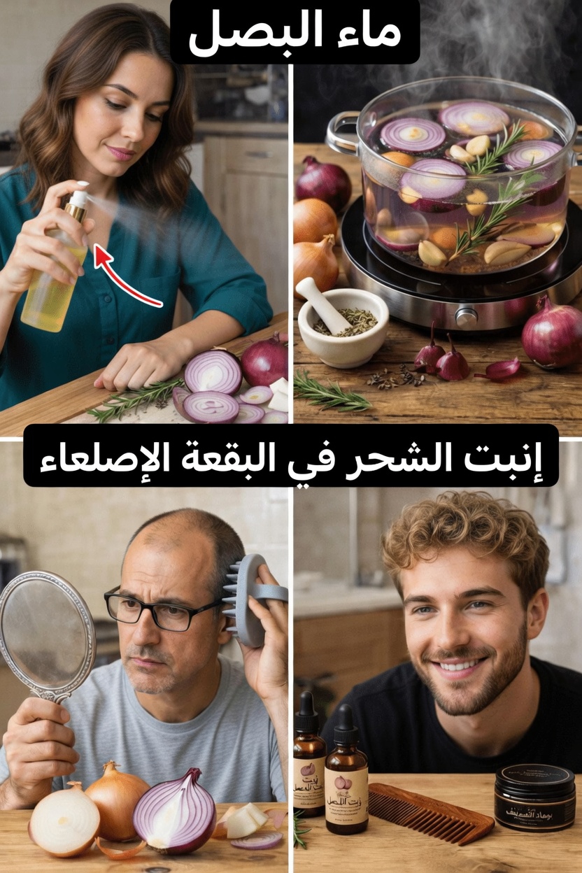 اكتشفي الطريقة البسيطة لتحضير ماء البصل منزليًا لروتين العناية الطبيعية بشعرك في المنزل