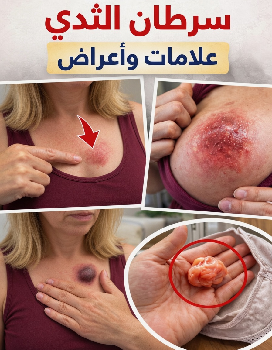 ما هي العلامات التحذيرية والأعراض العشرة الشائعة لسرطان الثدي التي يجب على كل امرأة معرفتها؟