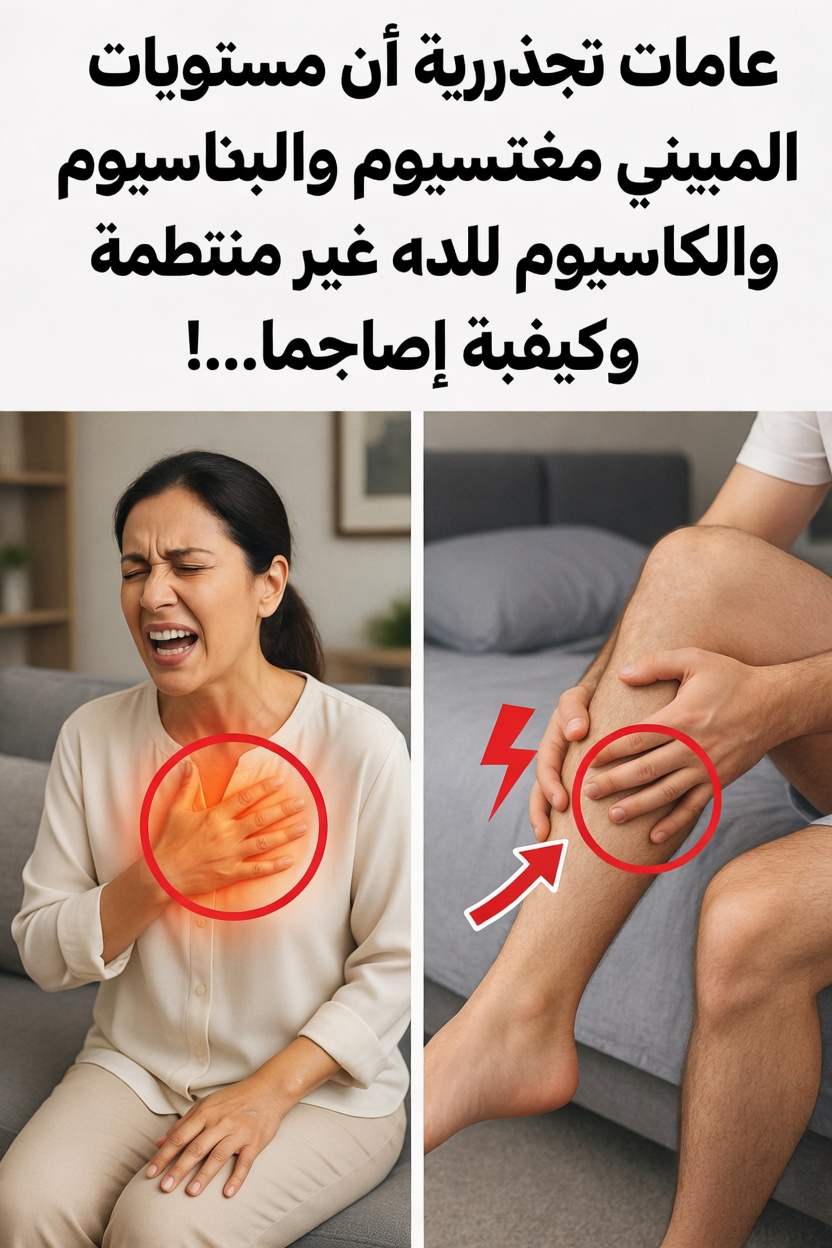 علامات تحذيرية تدل على اختلال مستويات المغنيسيوم والبوتاسيوم والكالسيوم لديك – بالإضافة إلى نصائح للمساعدة في تعويضها