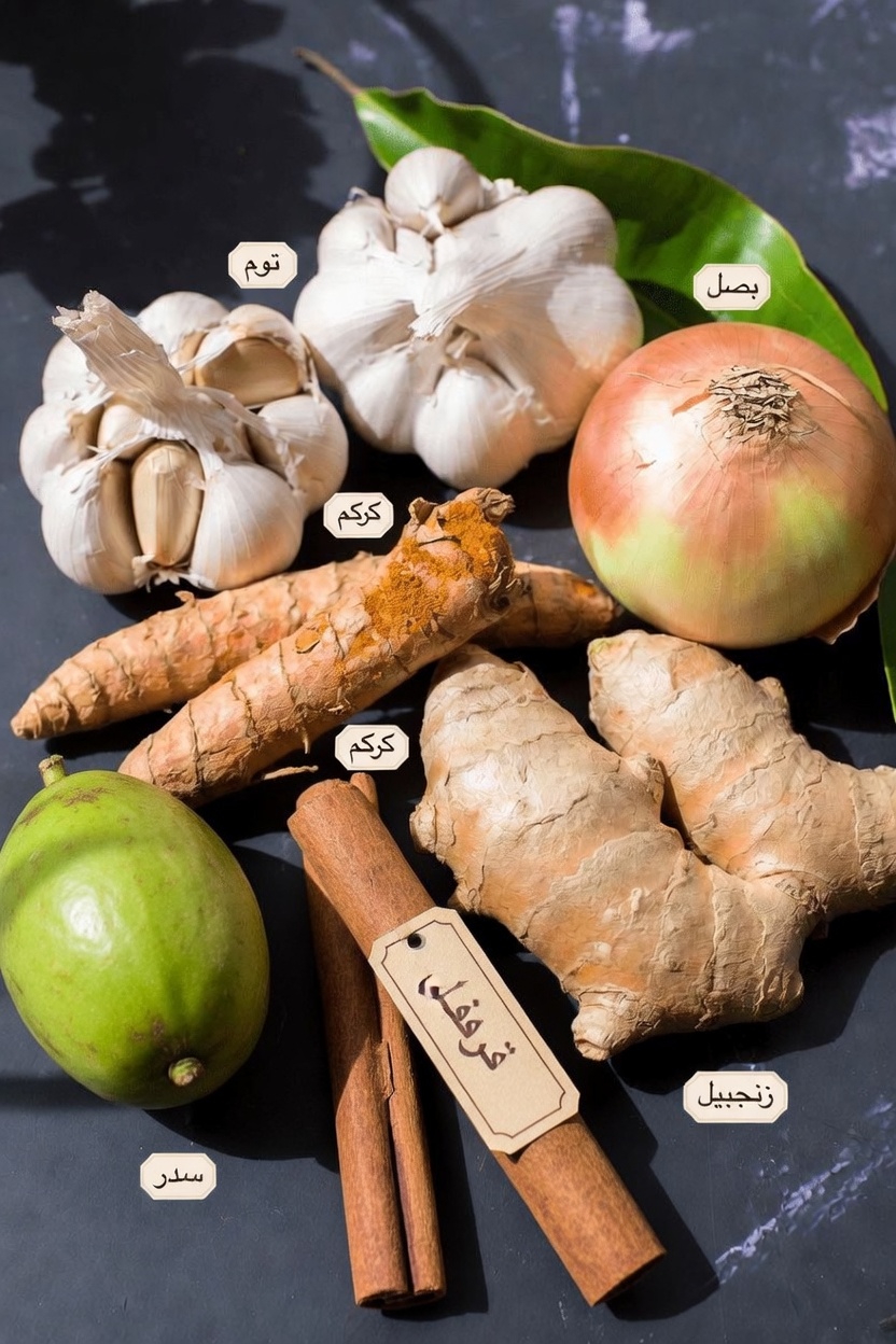أفضل شاي في الصباح وبعد العشاء: الثوم والكركم والبصل والزنجبيل والقرفة وأوراق الجوافة