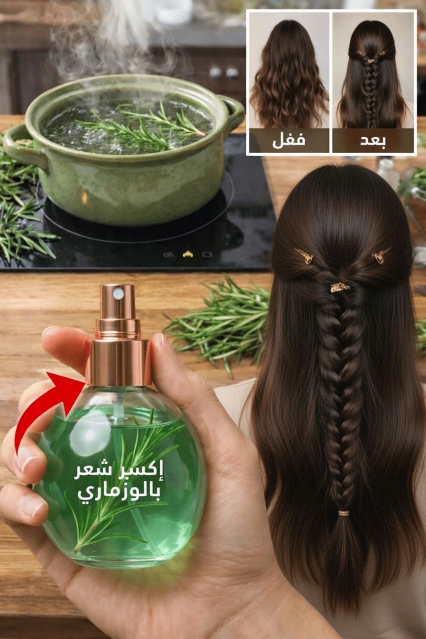 بخاخ الشعر بإكليل الجبل: الطقس البسيط الذي قد يكون شعرك يفتقده