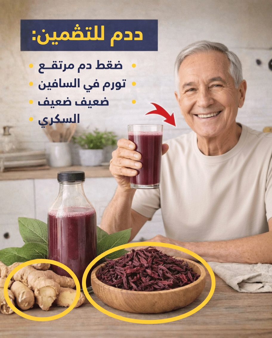 اكتشف كيفية تحضير مشروب الشمندر والزنجبيل والكركديه لدعم مستويات ضغط الدم الصحية بشكل طبيعي