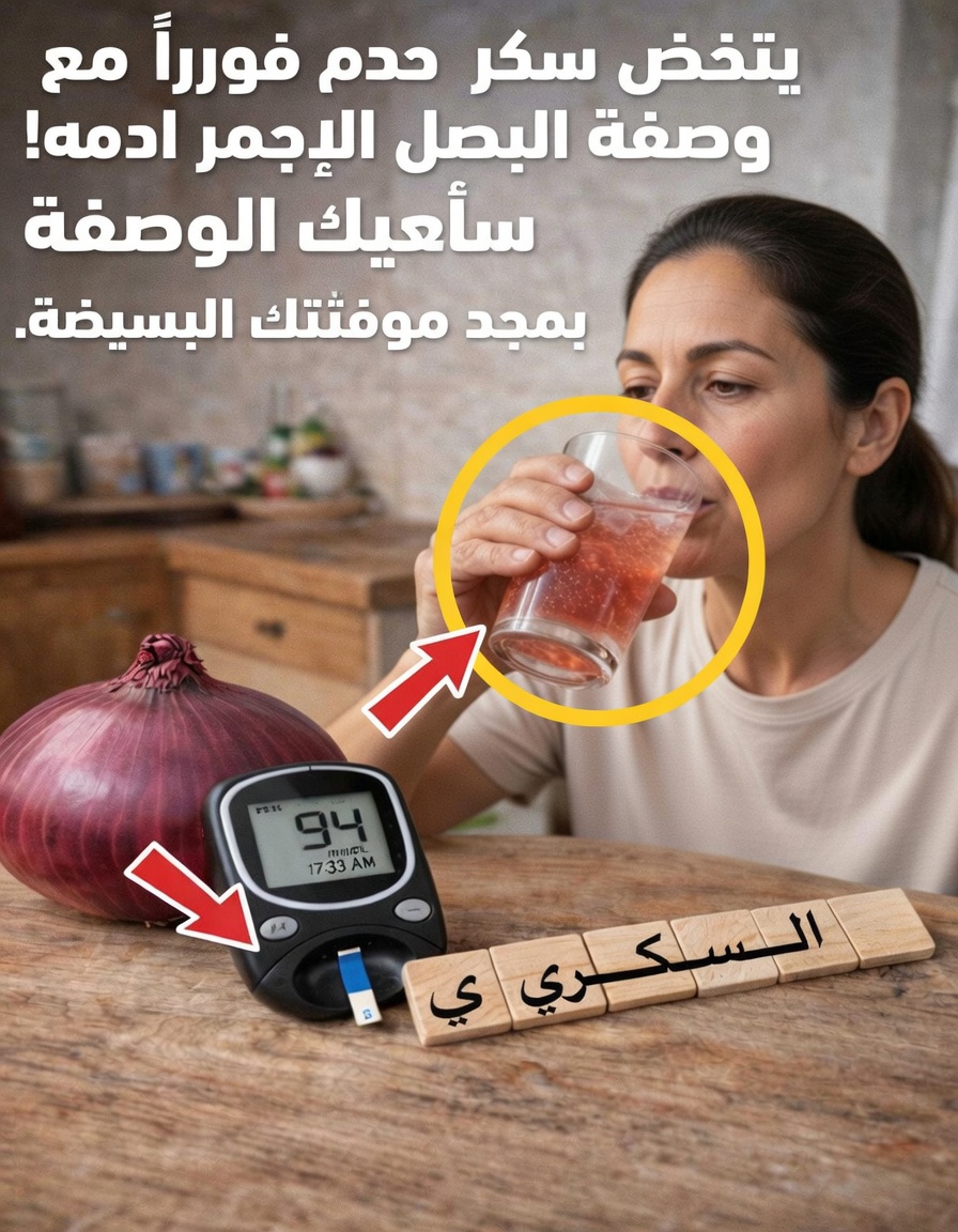 اكتشف وصفة بسيطة للبصل الأحمر لتجربتها كجزء من عاداتك اليومية الداعمة لمستوى السكر في الدم