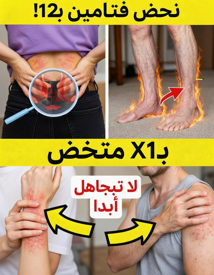 8 علامات غريبة تدل على أن جسمك يتوسل للحصول على فيتامين ب12 والتي يجب على الجميع معرفتها