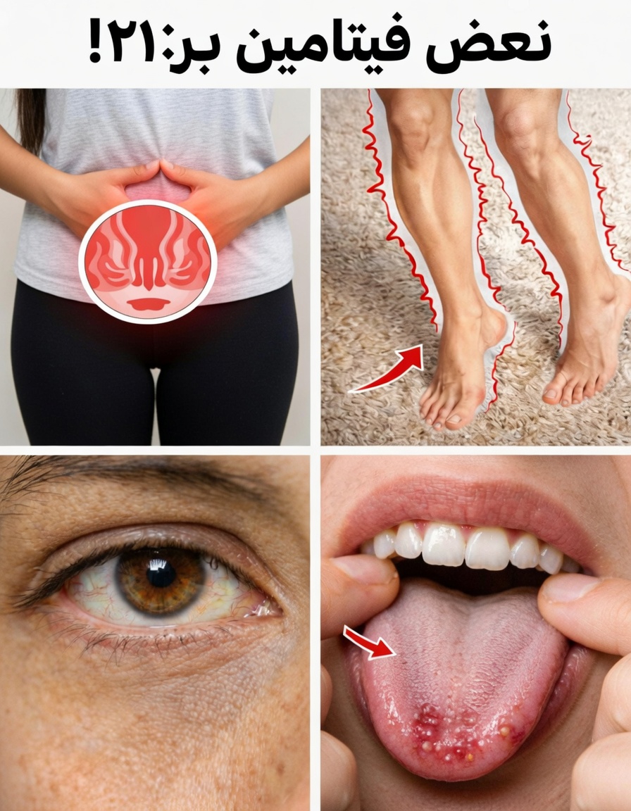 8 علامات غريبة قد تشير إلى أن جسمك يتوسل لمزيد من دعم فيتامين ب12 بعد بلوغك الستين