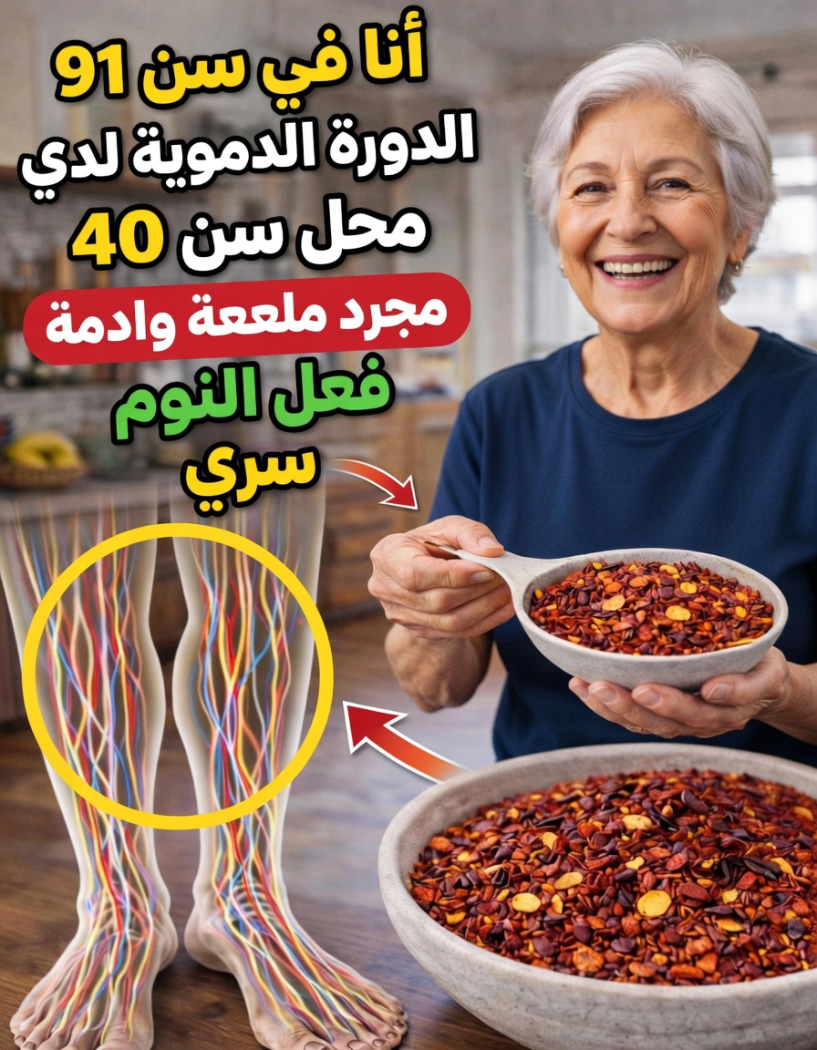 كبار السن، جرّبوا هذه النصيحة قبل النوم باستخدام الفلفل الحار لتعزيز تدفق الدم بشكل أفضل في ساقيكم وقدميكم