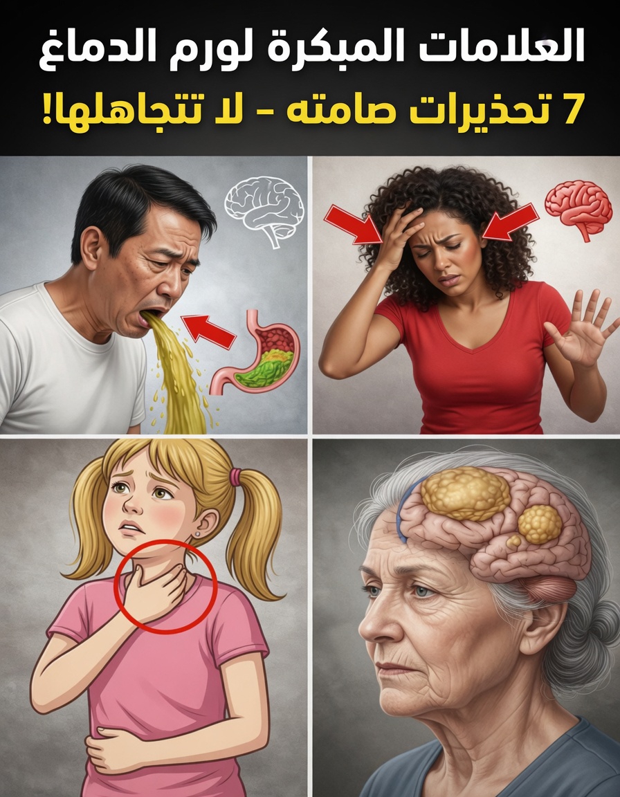 ما هي الأعراض المبكرة السبعة الشائعة التي غالبًا ما ترتبط بأورام الدماغ والتي يجب على الجميع معرفتها؟