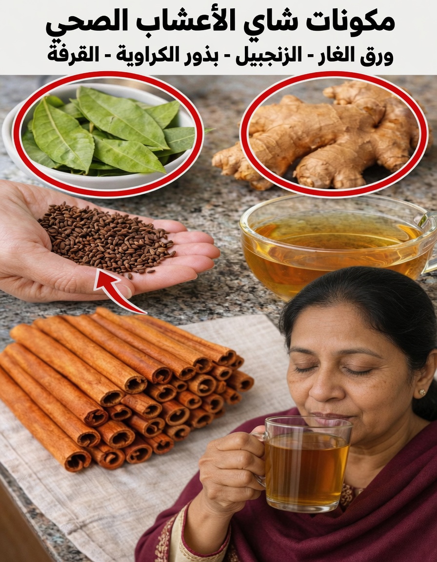 اكتشف كيفية تحضير وإدخال شاي الزنجبيل وورق الغار والقرفة والقرنفل إلى روتين عافيتك اليومي