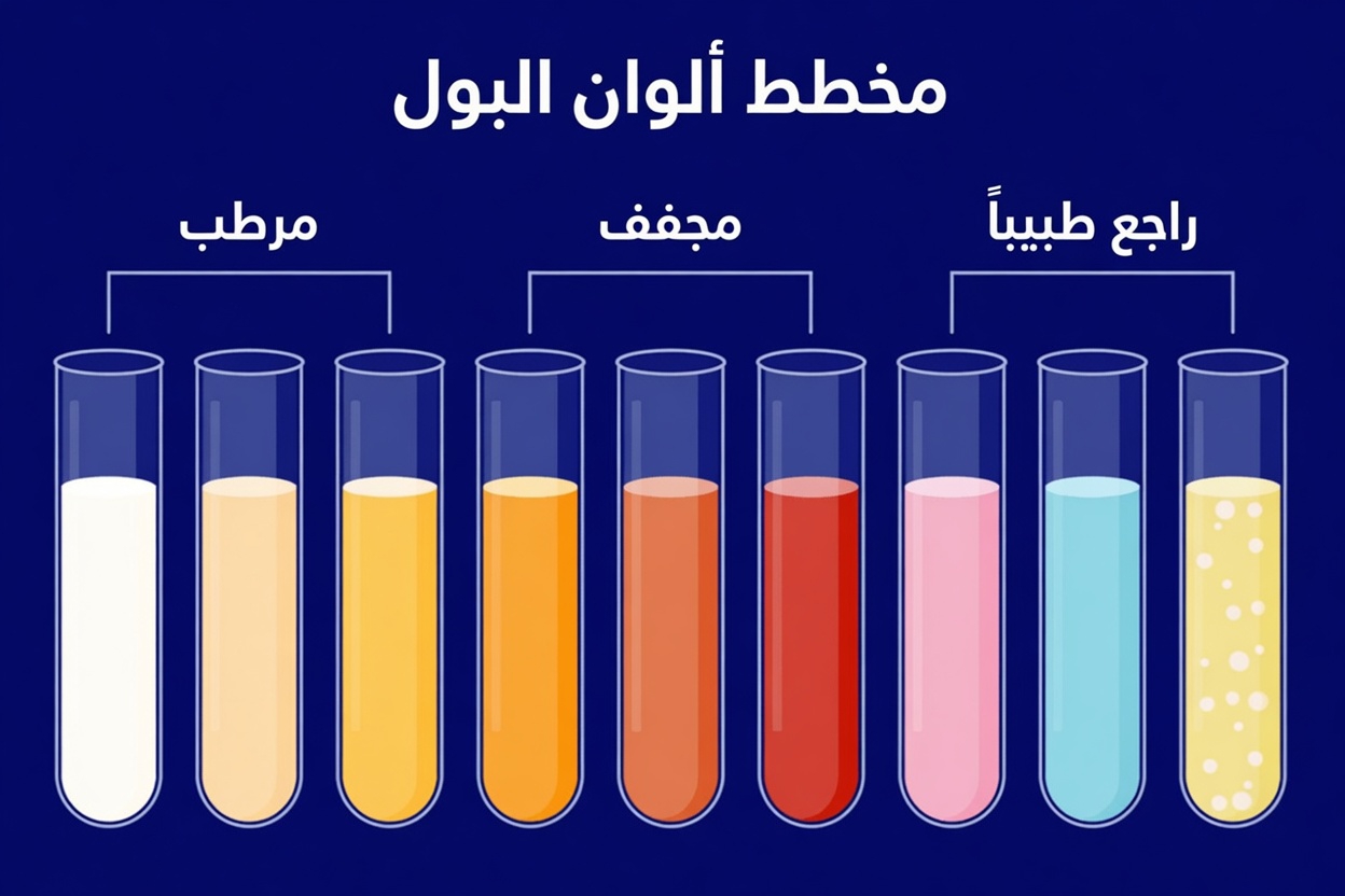 ماذا يعني لون بولك: دليل شامل لفهم إشارات الترطيب
