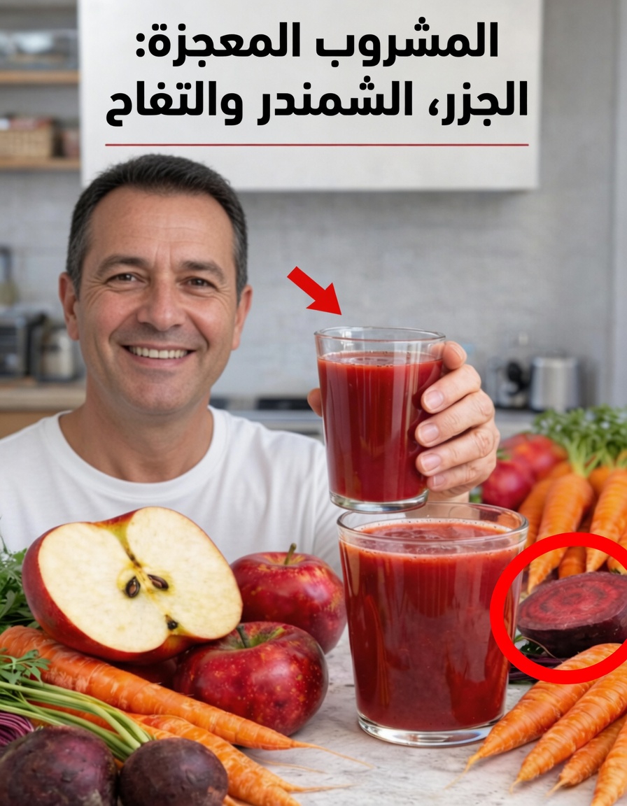 تعلّم كيفية تحضير وصفة عصير لذيذة من الجزر والشمندر والتفاح لروتينك اليومي