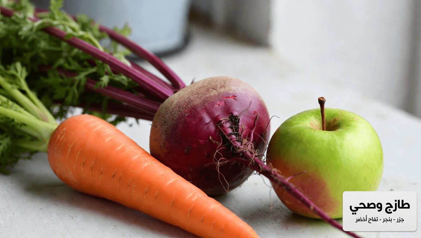 تعلّم كيفية تحضير وصفة عصير لذيذة من الجزر والشمندر والتفاح لروتينك اليومي