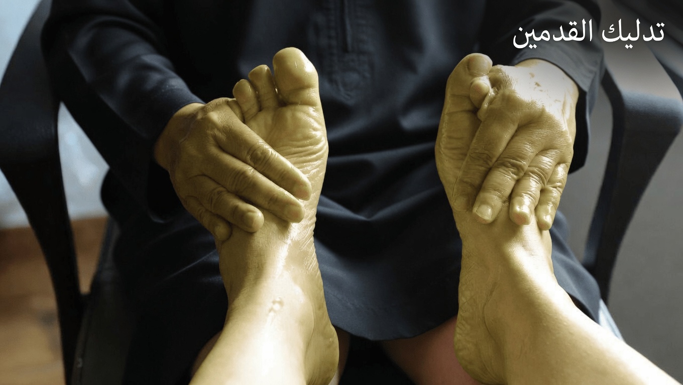 العادة القديمة لتدليك باطن قدميك بالزيت قبل النوم: طقس بسيط للاسترخاء والعناية الذاتية