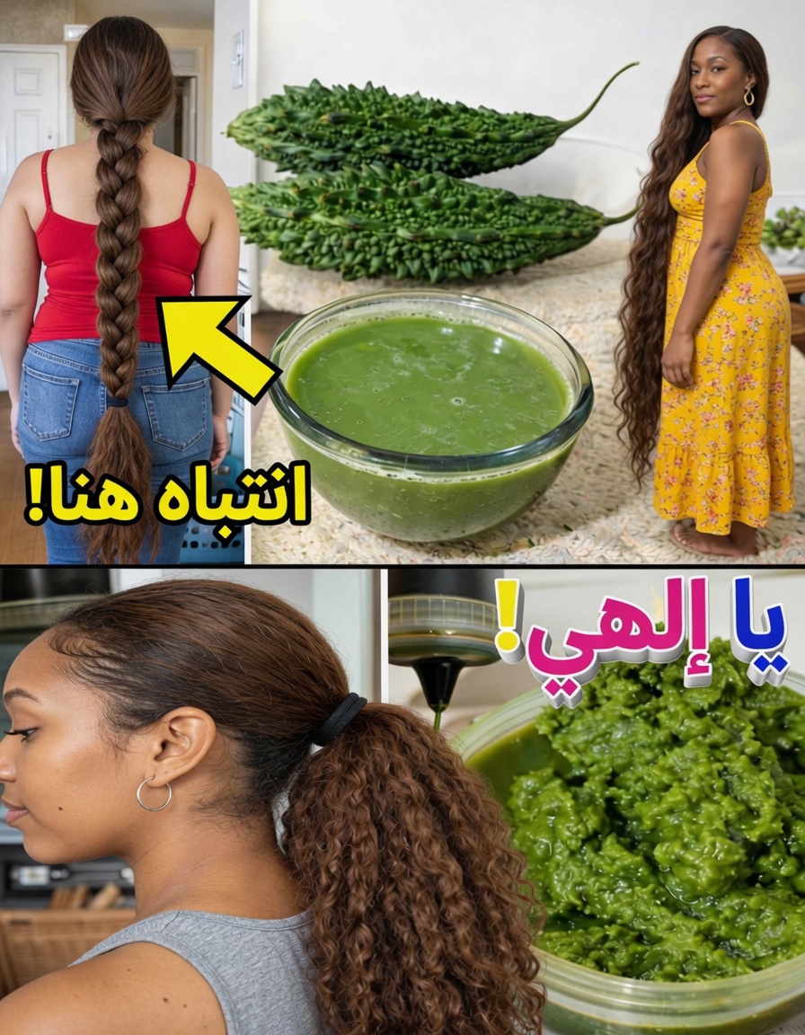 القرع المُرّ + الأملا + فيتامين هـ: المصل المنزلي الذي قد يساعد على تحويل الشعر الخفيف والمتساقط إلى خصلات طويلة وكثيفة وقوية—بشكل طبيعي وبسعر مناسب