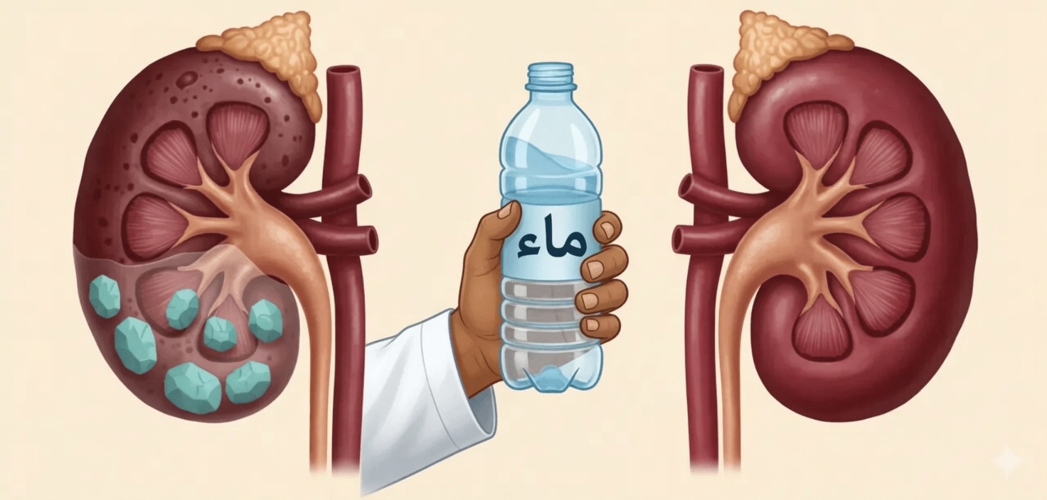 العادة اليومية لشرب كمية كافية من الماء التي تدعم مستويات الكرياتينين الصحية ووظائف الكلى