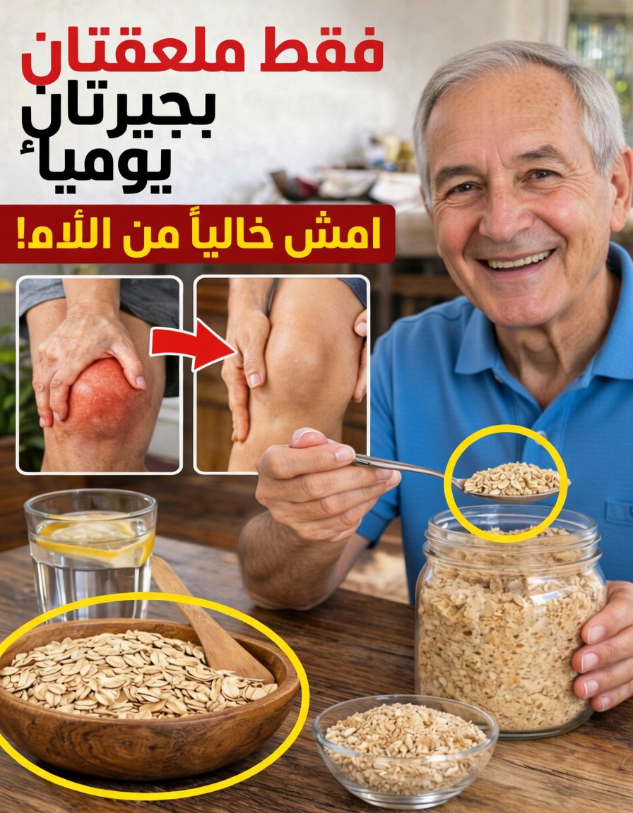 كيف يمكن لإضافة ملعقتين كبيرتين فقط من الشوفان يوميًا أن تدعم راحة الركبة ومرونة المفاصل