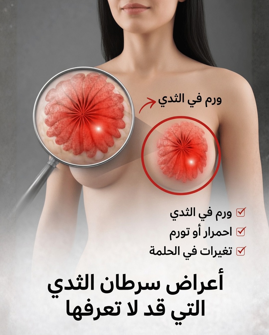 اكتشفي أعراضًا أقل شهرة لسرطان الثدي تتجاوز الكتلة للبقاء على اطلاع بصحتك