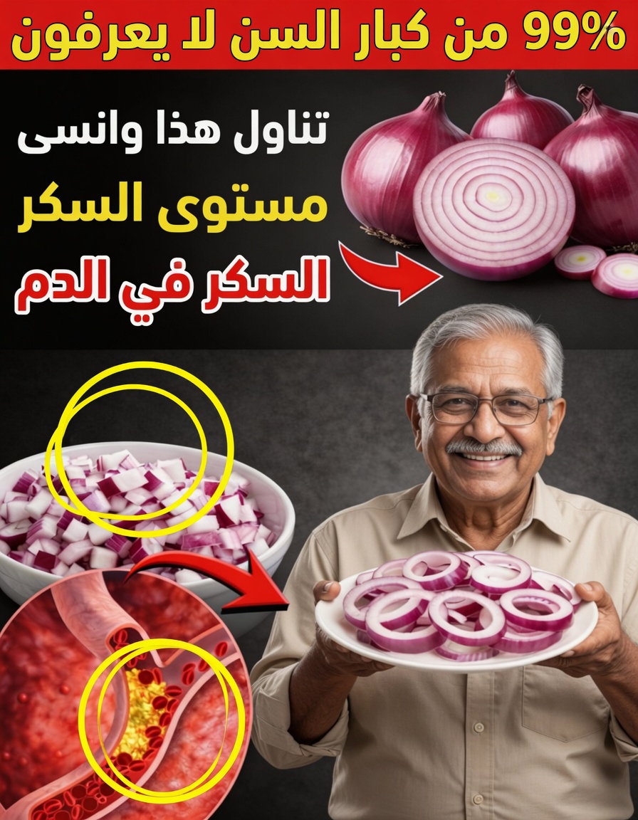 استكشاف الفوائد المحتملة لوصفات البصل في دعم توازن سكر الدم وصحة القلب لدى كبار السن