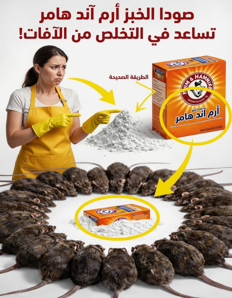 طرق بسيطة لاستخدام صودا الخبز لمكافحة الآفات ضد الصراصير والنمل والفئران وغيرها