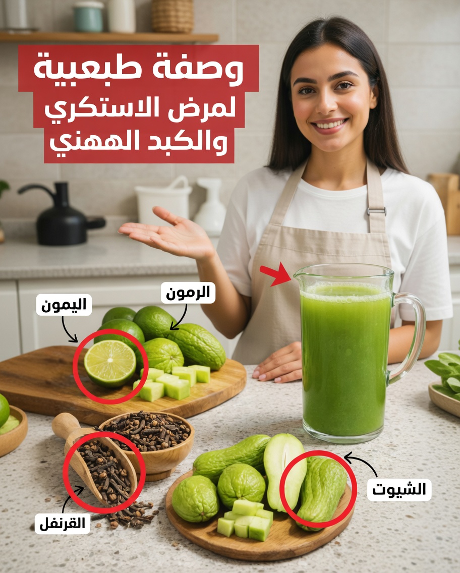 كيفية تحضير وصفة عصير طبيعي بسيطة بالقرع المر والخيار والليمون والقرنفل