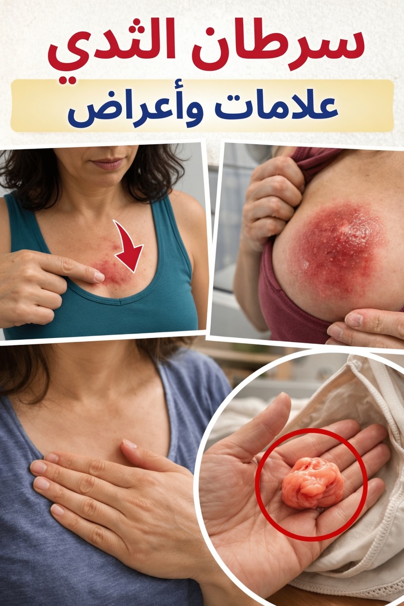 10 علامات وأعراض تحذيرية لسرطان الثدي يجب أن تعرفها كل امرأة الآن