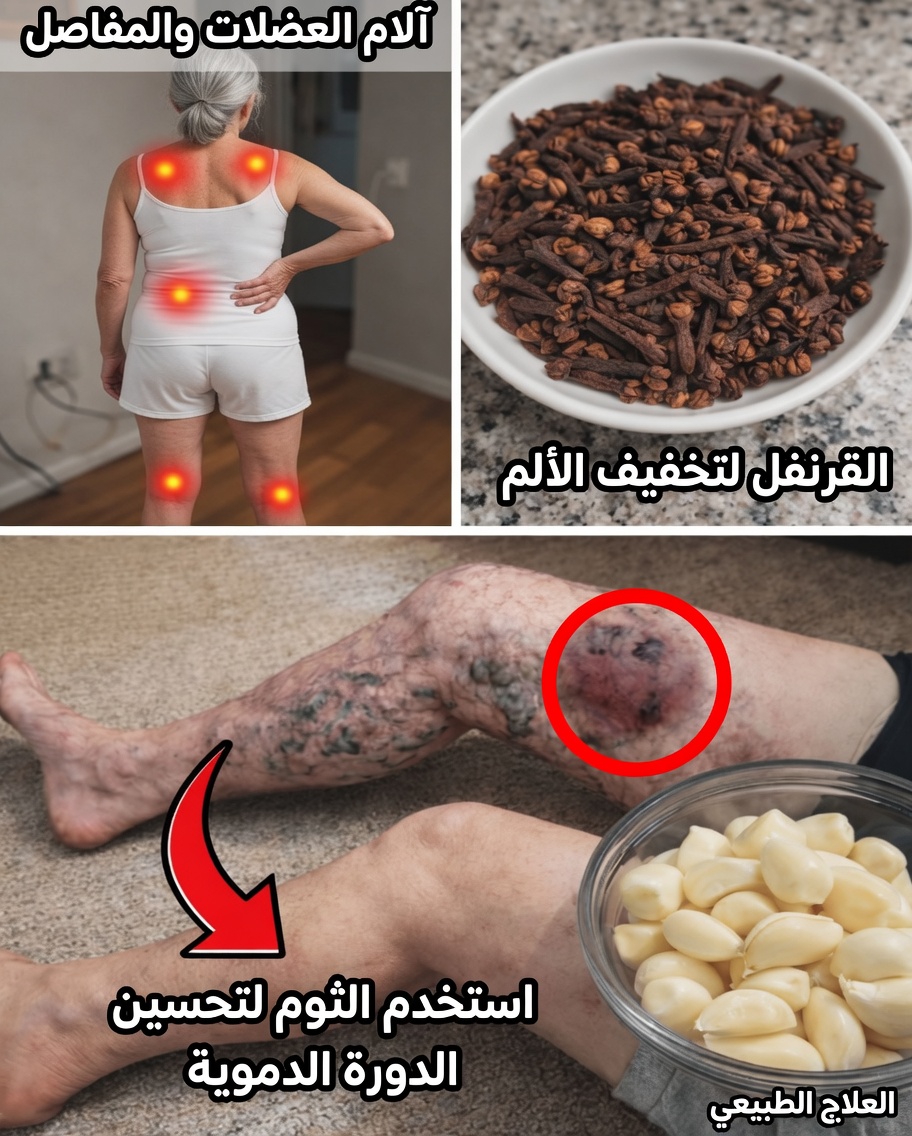 زيت الثوم والقرنفل: العلاج المنزلي الطبيعي الذي يستخدمه الآلاف لتخفيف دوالي الساقين وتنشيط الدورة الدموية