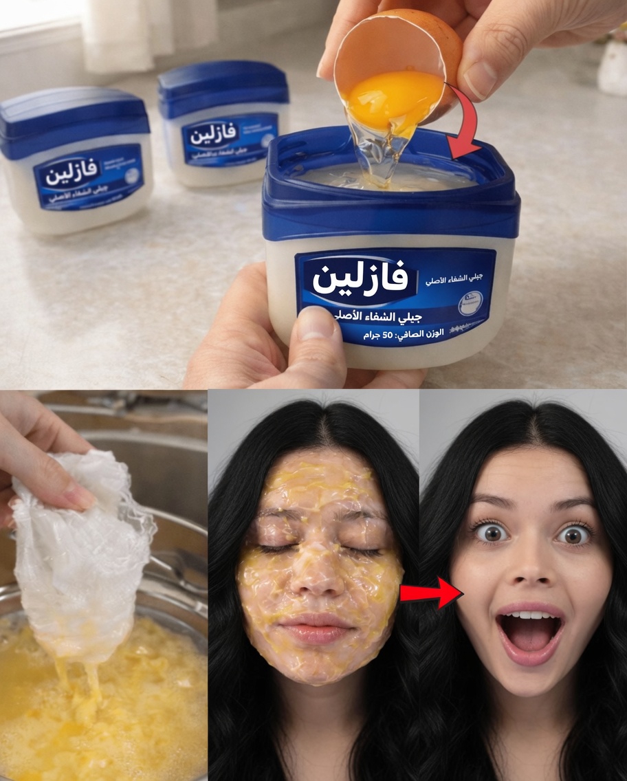 لا مزيد من التجاعيد في سن 65! قناع ليلي من صفار البيض والفازلين جعل وجه أمي ممتلئًا لدرجة أن صديقاتها ظنن أنها خضعت لحقن الفيلر