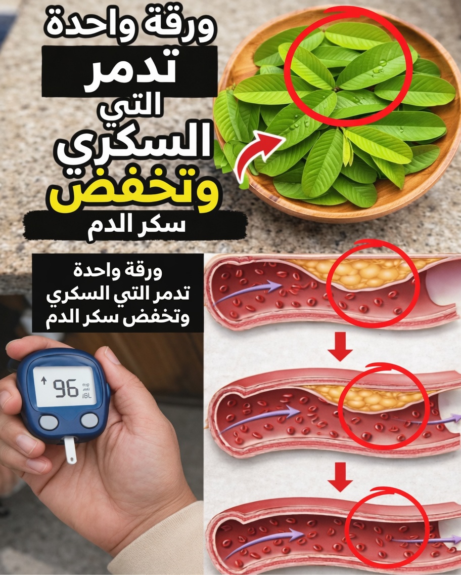 ورقة واحدة تخفّض سكر الدم، تذيب الدهون وتنظّف الشرايين بسرعة – العلم الصادم وراء القوة الخفية المذهلة للطبيعة