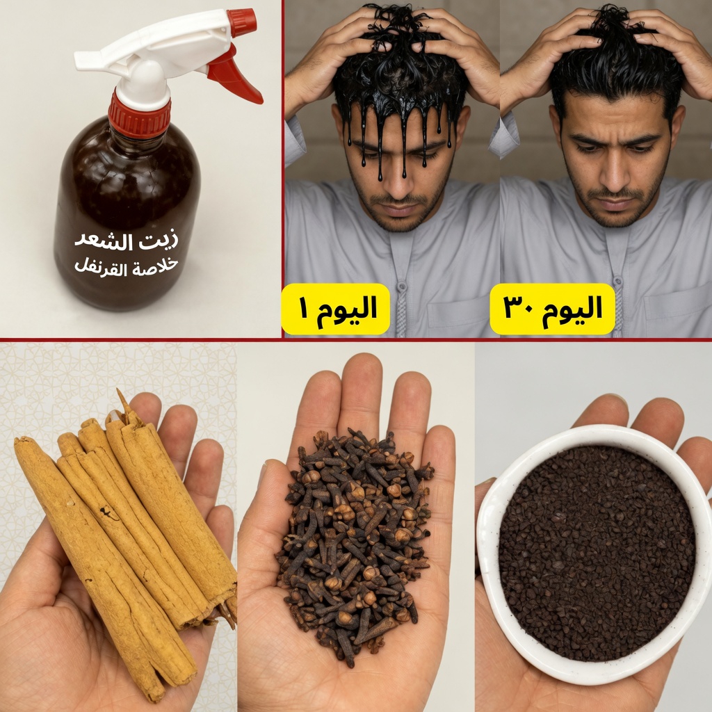 القرنفل والقرفة: السر الحار لشعر أكثر كثافة وأسرع نموًا