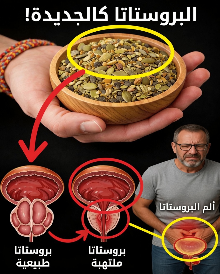 تخفيف طبيعي لالتهاب البروستاتا: 3 علاجات بسيطة بمكوّنين قد تساعد في دعم الراحة والوظيفة – مدعومة بالتقاليد والأبحاث الناشئة