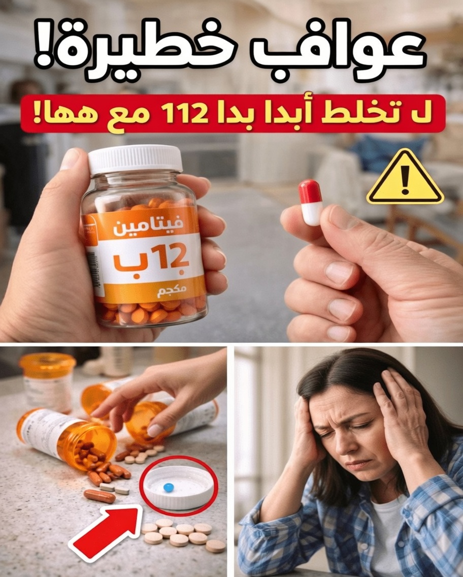 طبيب قلب يحذر: لا تتناول فيتامين ب12 أبدًا مع هذين الدواءين الشائعين بعد سن الستين!