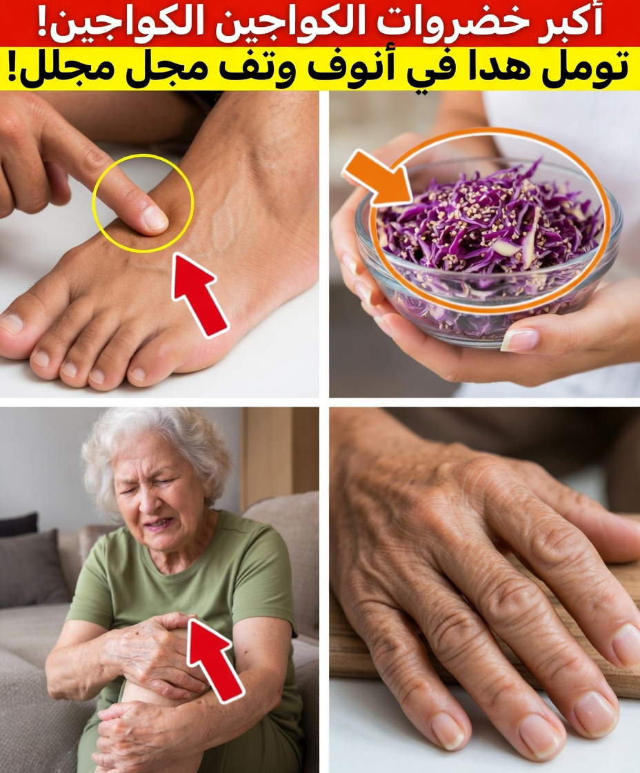 وداعًا للتورم! 8 خضروات يجب على كبار السن فوق 60 عامًا تناولها يوميًا لدعم الكولاجين من أجل مفاصل أكثر صحة