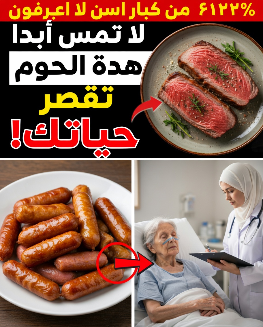 فوق الستين؟ 4 أنواع من اللحوم ينبغي لمن تجاوزوا الستين التفكير في الحد منها و4 خيارات أذكى لحيوية تدوم