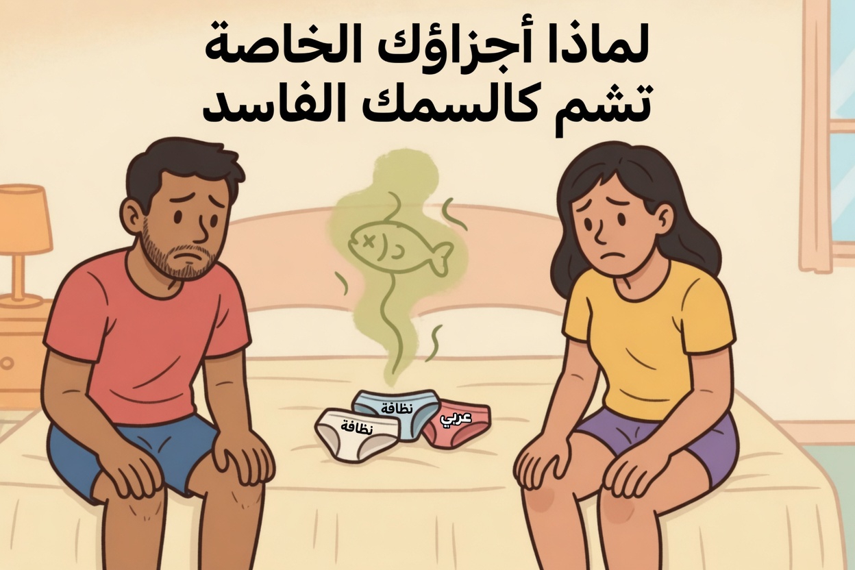 رائحة السمك في المناطق الحساسة: ما الذي تعنيه غالبًا وعادات بسيطة للراحة اليومية